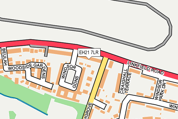 EH21 7LR map - OS OpenMap – Local (Ordnance Survey) EH21 7LR map - OS OpenMap – Local (Ordnance Survey)