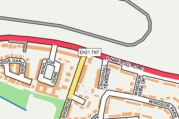 EH21 7NT map - OS OpenMap – Local (Ordnance Survey) EH21 7NT map - OS OpenMap – Local (Ordnance Survey)