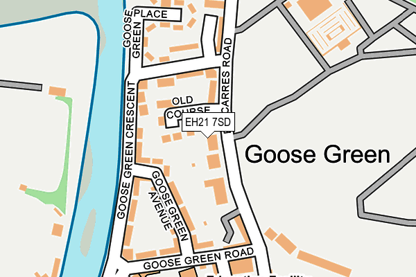 EH21 7SD map - OS OpenMap – Local (Ordnance Survey)