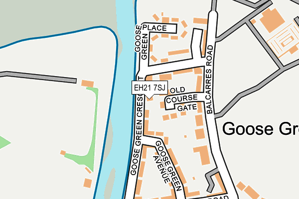 EH21 7SJ map - OS OpenMap – Local (Ordnance Survey) EH21 7SJ map - OS OpenMap – Local (Ordnance Survey)