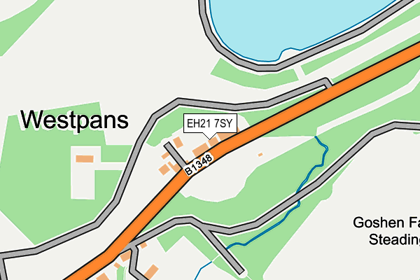 EH21 7SY map - OS OpenMap – Local (Ordnance Survey) EH21 7SY map - OS OpenMap – Local (Ordnance Survey)