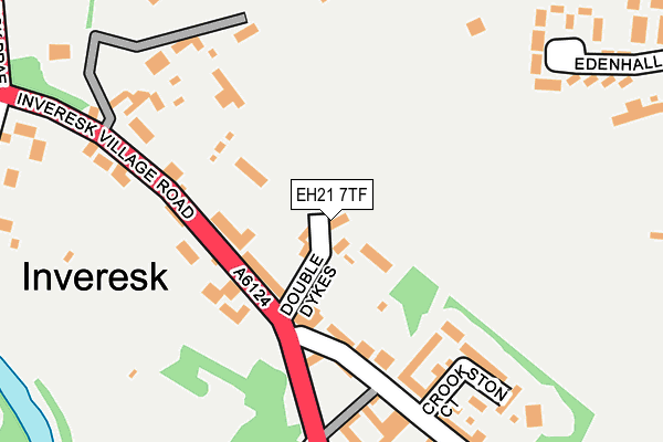 EH21 7TF map - OS OpenMap – Local (Ordnance Survey)