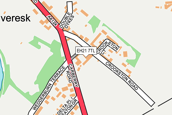 EH21 7TL map - OS OpenMap – Local (Ordnance Survey) EH21 7TL map - OS OpenMap – Local (Ordnance Survey)