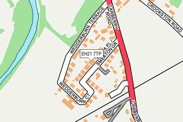 EH21 7TP map - OS OpenMap – Local (Ordnance Survey) EH21 7TP map - OS OpenMap – Local (Ordnance Survey)