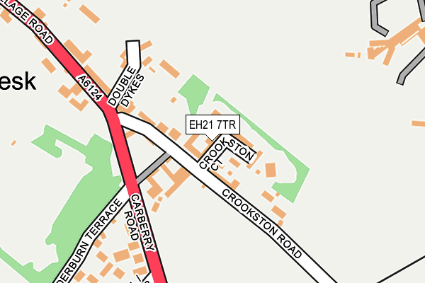 EH21 7TR map - OS OpenMap – Local (Ordnance Survey) EH21 7TR map - OS OpenMap – Local (Ordnance Survey)