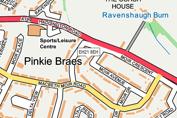 EH21 8EH map - OS OpenMap – Local (Ordnance Survey) EH21 8EH map - OS OpenMap – Local (Ordnance Survey)