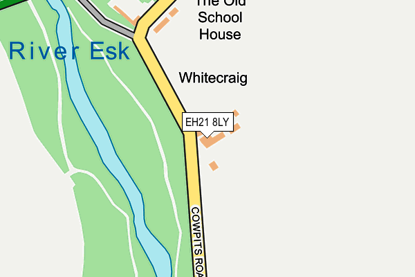 EH21 8LY map - OS OpenMap – Local (Ordnance Survey) EH21 8LY map - OS OpenMap – Local (Ordnance Survey)