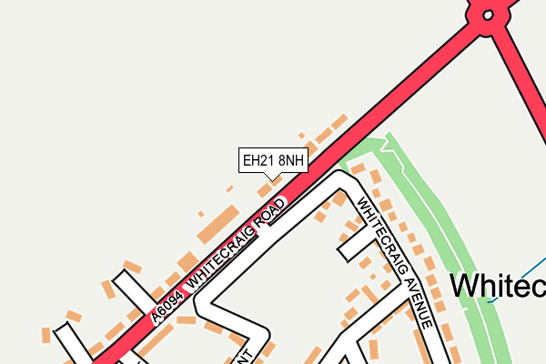 EH21 8NH map - OS OpenMap – Local (Ordnance Survey) EH21 8NH map - OS OpenMap – Local (Ordnance Survey)