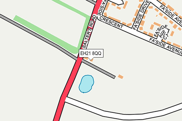 EH21 8QQ map - OS OpenMap – Local (Ordnance Survey) EH21 8QQ map - OS OpenMap – Local (Ordnance Survey)
