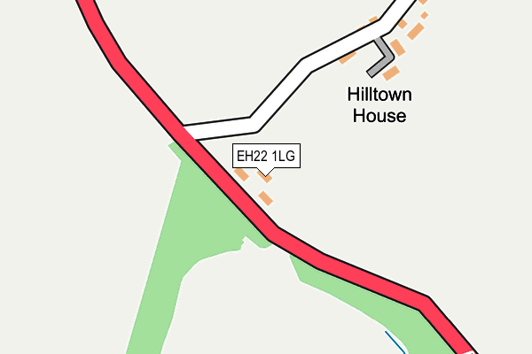 EH22 1LG map - OS OpenMap – Local (Ordnance Survey) EH22 1LG map - OS OpenMap – Local (Ordnance Survey)