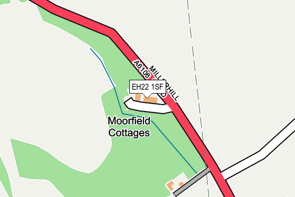 EH22 1SF map - OS OpenMap – Local (Ordnance Survey) EH22 1SF map - OS OpenMap – Local (Ordnance Survey)