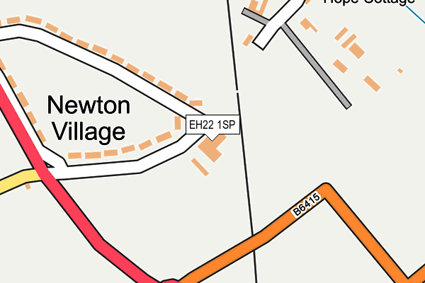 EH22 1SP map - OS OpenMap – Local (Ordnance Survey) EH22 1SP map - OS OpenMap – Local (Ordnance Survey)