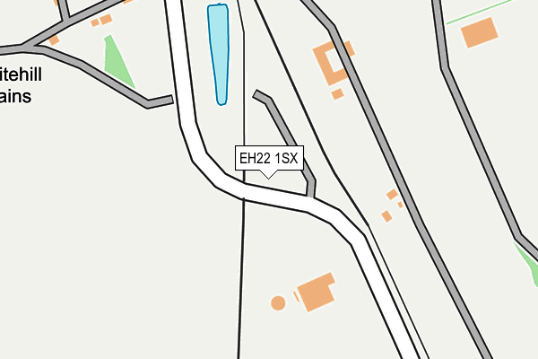 EH22 1SX map - OS OpenMap – Local (Ordnance Survey) EH22 1SX map - OS OpenMap – Local (Ordnance Survey)