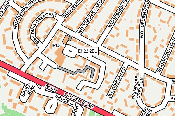 EH22 2EL map - OS OpenMap – Local (Ordnance Survey) EH22 2EL map - OS OpenMap – Local (Ordnance Survey)