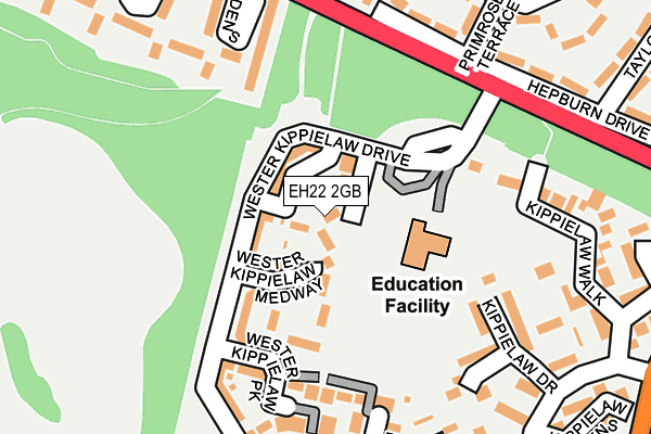 EH22 2GB map - OS OpenMap – Local (Ordnance Survey) EH22 2GB map - OS OpenMap – Local (Ordnance Survey)