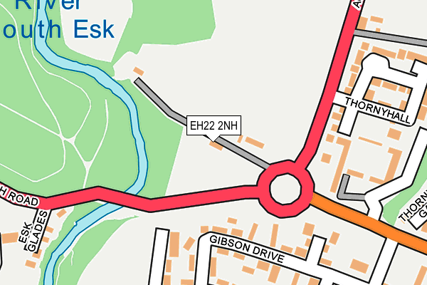 EH22 2NH map - OS OpenMap – Local (Ordnance Survey) EH22 2NH map - OS OpenMap – Local (Ordnance Survey)