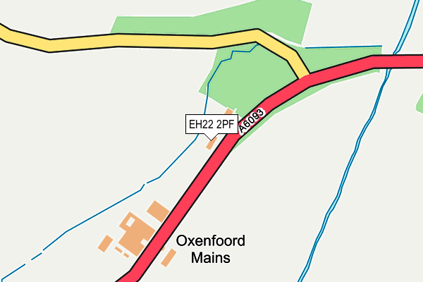EH22 2PF map - OS OpenMap – Local (Ordnance Survey) EH22 2PF map - OS OpenMap – Local (Ordnance Survey)