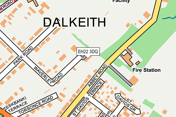 EH22 3DQ map - OS OpenMap – Local (Ordnance Survey) EH22 3DQ map - OS OpenMap – Local (Ordnance Survey)