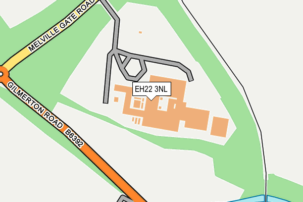 EH22 3NL map - OS OpenMap – Local (Ordnance Survey) EH22 3NL map - OS OpenMap – Local (Ordnance Survey)