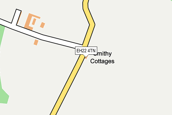 EH22 4TN map - OS OpenMap – Local (Ordnance Survey) EH22 4TN map - OS OpenMap – Local (Ordnance Survey)