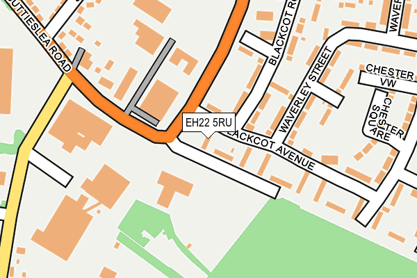EH22 5RU map - OS OpenMap – Local (Ordnance Survey) EH22 5RU map - OS OpenMap – Local (Ordnance Survey)