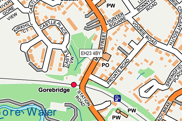 EH23 4BY map - OS OpenMap – Local (Ordnance Survey) EH23 4BY map - OS OpenMap – Local (Ordnance Survey)