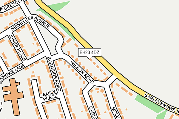 EH23 4DZ map - OS OpenMap – Local (Ordnance Survey) EH23 4DZ map - OS OpenMap – Local (Ordnance Survey)
