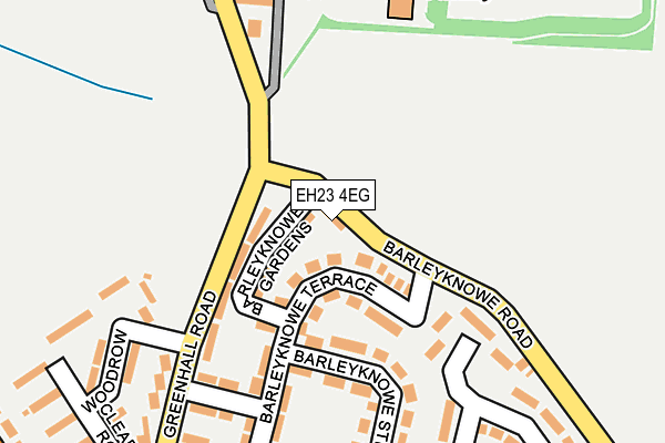 EH23 4EG map - OS OpenMap – Local (Ordnance Survey) EH23 4EG map - OS OpenMap – Local (Ordnance Survey)