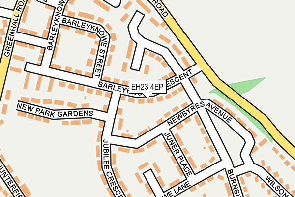 EH23 4EP map - OS OpenMap – Local (Ordnance Survey) EH23 4EP map - OS OpenMap – Local (Ordnance Survey)