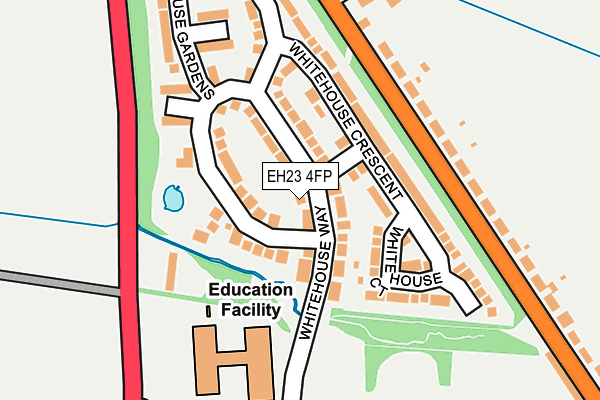EH23 4FP map - OS OpenMap – Local (Ordnance Survey) EH23 4FP map - OS OpenMap – Local (Ordnance Survey)