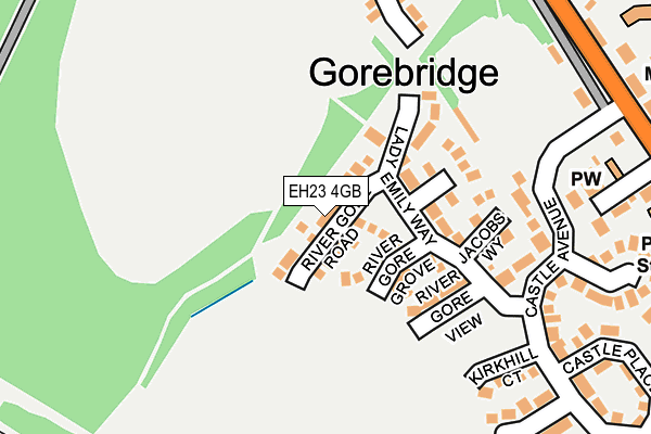 EH23 4GB map - OS OpenMap – Local (Ordnance Survey) EH23 4GB map - OS OpenMap – Local (Ordnance Survey)