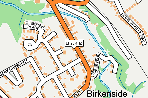 EH23 4HZ map - OS OpenMap – Local (Ordnance Survey) EH23 4HZ map - OS OpenMap – Local (Ordnance Survey)