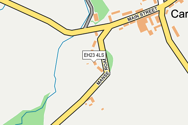 EH23 4LS map - OS OpenMap – Local (Ordnance Survey) EH23 4LS map - OS OpenMap – Local (Ordnance Survey)