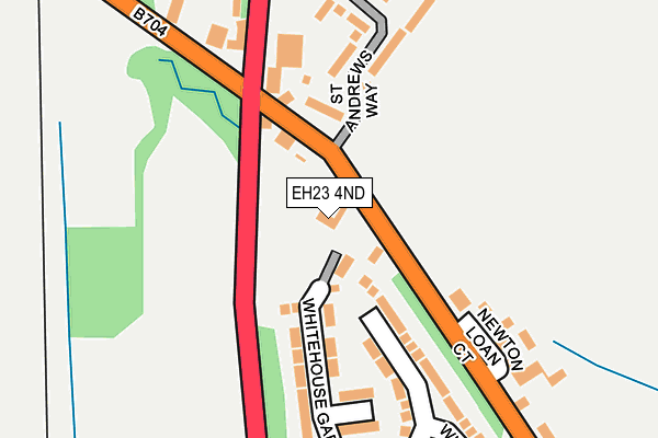 EH23 4ND map - OS OpenMap – Local (Ordnance Survey) EH23 4ND map - OS OpenMap – Local (Ordnance Survey)