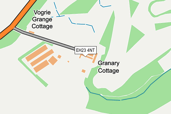 EH23 4NT map - OS OpenMap – Local (Ordnance Survey) EH23 4NT map - OS OpenMap – Local (Ordnance Survey)