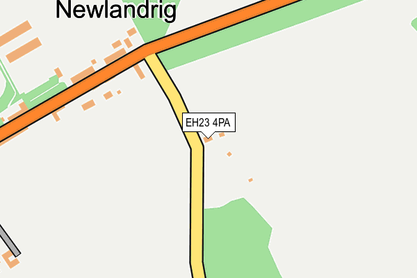 EH23 4PA map - OS OpenMap – Local (Ordnance Survey) EH23 4PA map - OS OpenMap – Local (Ordnance Survey)