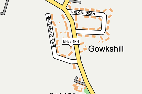 EH23 4PH map - OS OpenMap – Local (Ordnance Survey) EH23 4PH map - OS OpenMap – Local (Ordnance Survey)