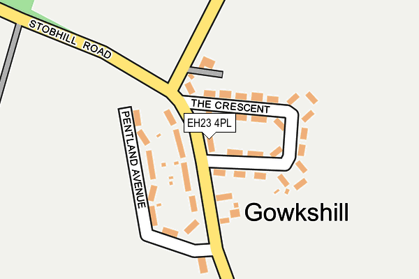 EH23 4PL map - OS OpenMap – Local (Ordnance Survey) EH23 4PL map - OS OpenMap – Local (Ordnance Survey)
