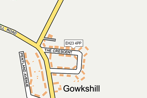 EH23 4PP map - OS OpenMap – Local (Ordnance Survey) EH23 4PP map - OS OpenMap – Local (Ordnance Survey)