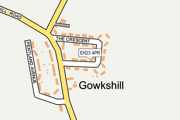 EH23 4PR map - OS OpenMap – Local (Ordnance Survey) EH23 4PR map - OS OpenMap – Local (Ordnance Survey)