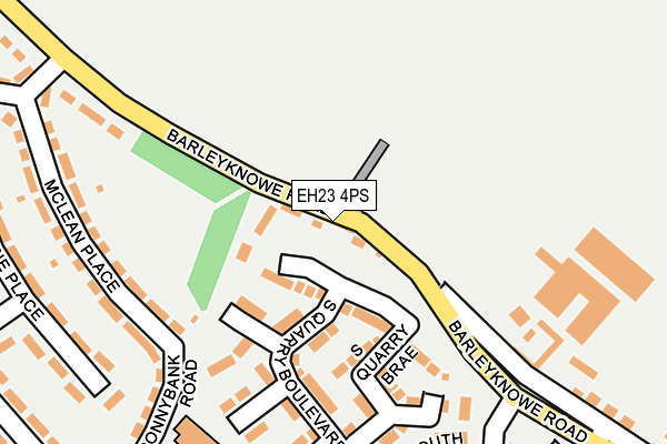 EH23 4PS map - OS OpenMap – Local (Ordnance Survey) EH23 4PS map - OS OpenMap – Local (Ordnance Survey)