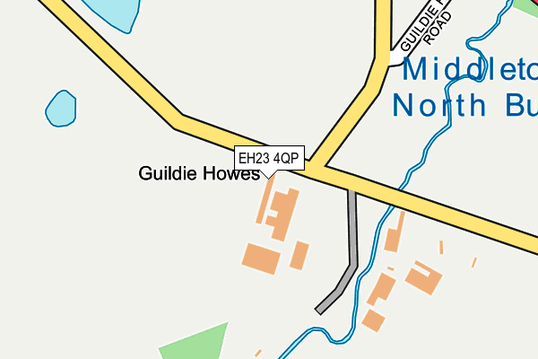 EH23 4QP map - OS OpenMap – Local (Ordnance Survey)