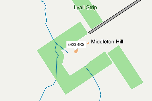 EH23 4RG map - OS OpenMap – Local (Ordnance Survey) EH23 4RG map - OS OpenMap – Local (Ordnance Survey)