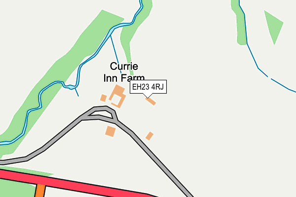 EH23 4RJ map - OS OpenMap – Local (Ordnance Survey) EH23 4RJ map - OS OpenMap – Local (Ordnance Survey)