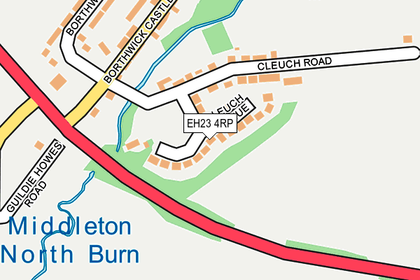 EH23 4RP map - OS OpenMap – Local (Ordnance Survey)