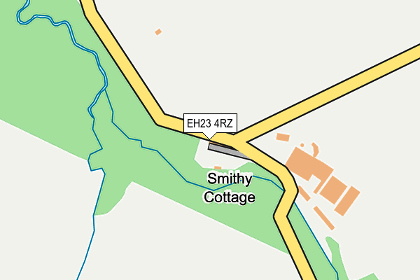 EH23 4RZ map - OS OpenMap – Local (Ordnance Survey)