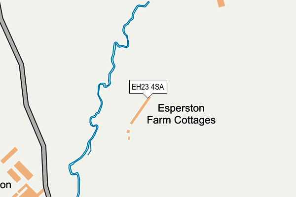 EH23 4SA map - OS OpenMap – Local (Ordnance Survey) EH23 4SA map - OS OpenMap – Local (Ordnance Survey)