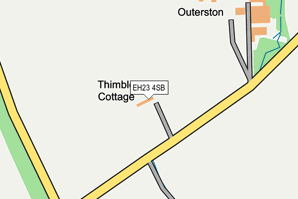 EH23 4SB map - OS OpenMap – Local (Ordnance Survey) EH23 4SB map - OS OpenMap – Local (Ordnance Survey)