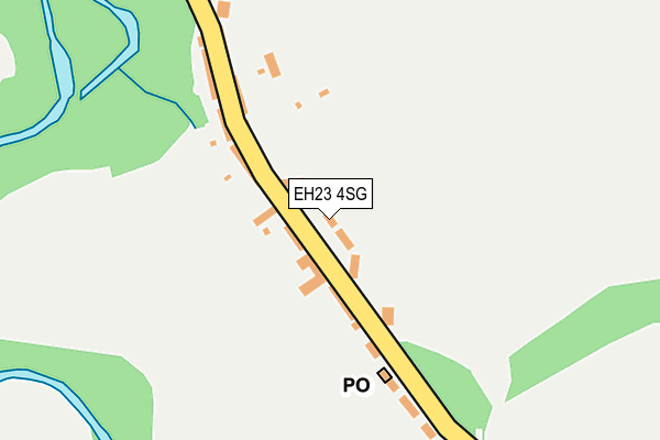 EH23 4SG map - OS OpenMap – Local (Ordnance Survey) EH23 4SG map - OS OpenMap – Local (Ordnance Survey)