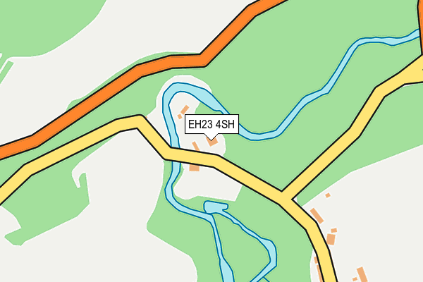 EH23 4SH map - OS OpenMap – Local (Ordnance Survey) EH23 4SH map - OS OpenMap – Local (Ordnance Survey)